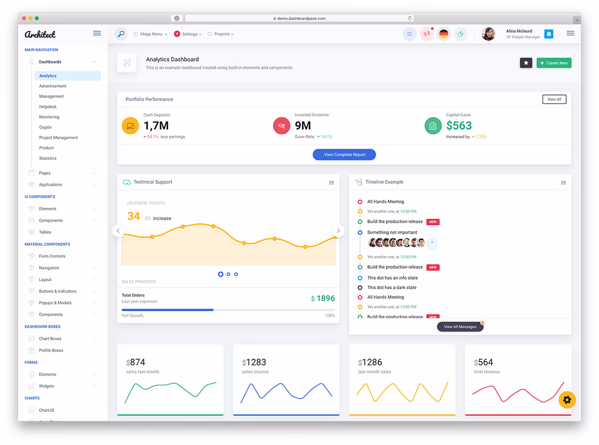 8 Best VueJS Templates Based On Bootstrap 2026