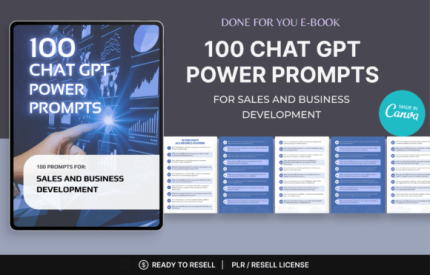 100 chatgpt prompts sales & business development