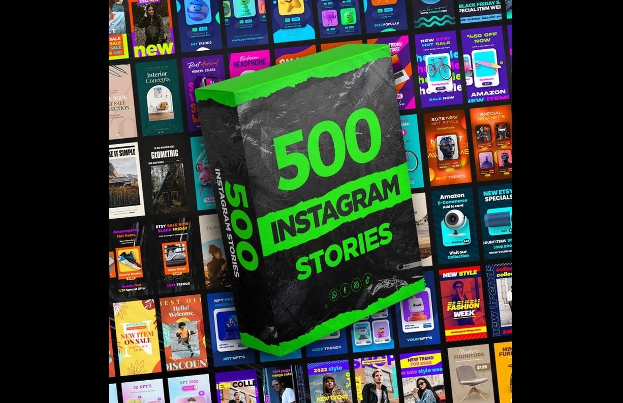 500 + instagram stories