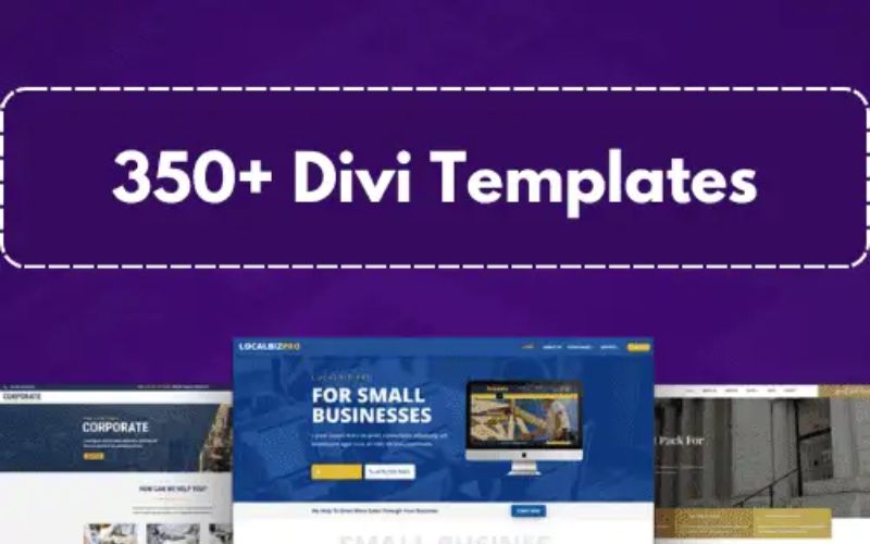 8-1 350+ Divi Templates Bundle - Image 1
