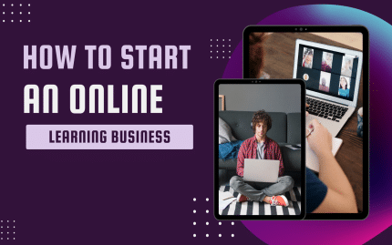 desktop how to start an online learning business