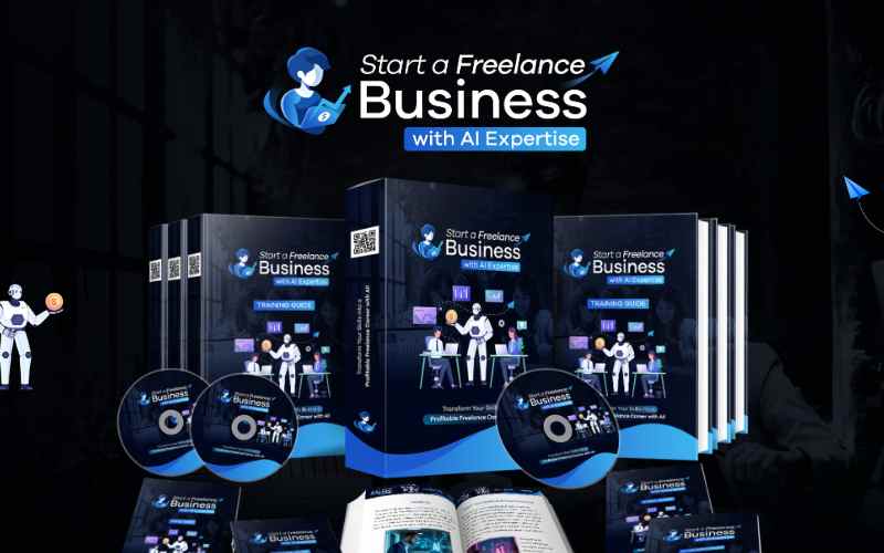 start a freelance business with ai expertise plr video course