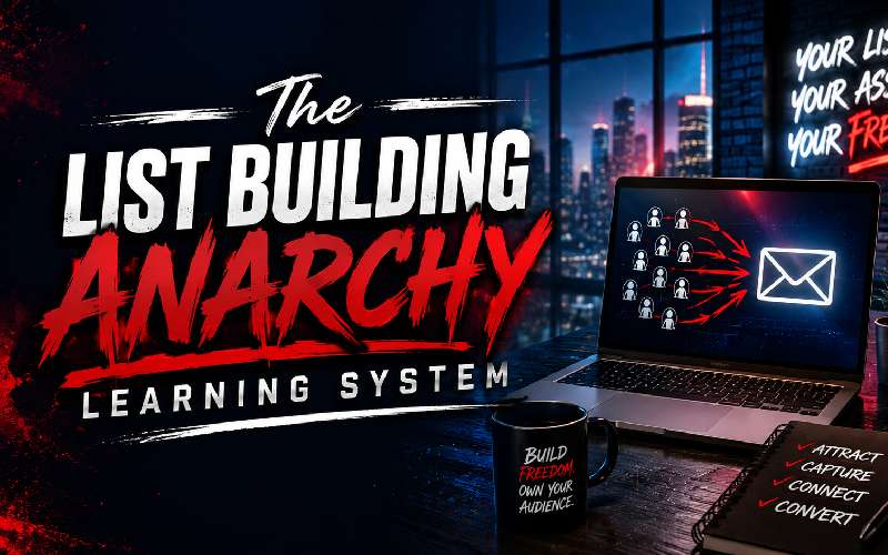 the list building anarchy learning system masterclass workshop